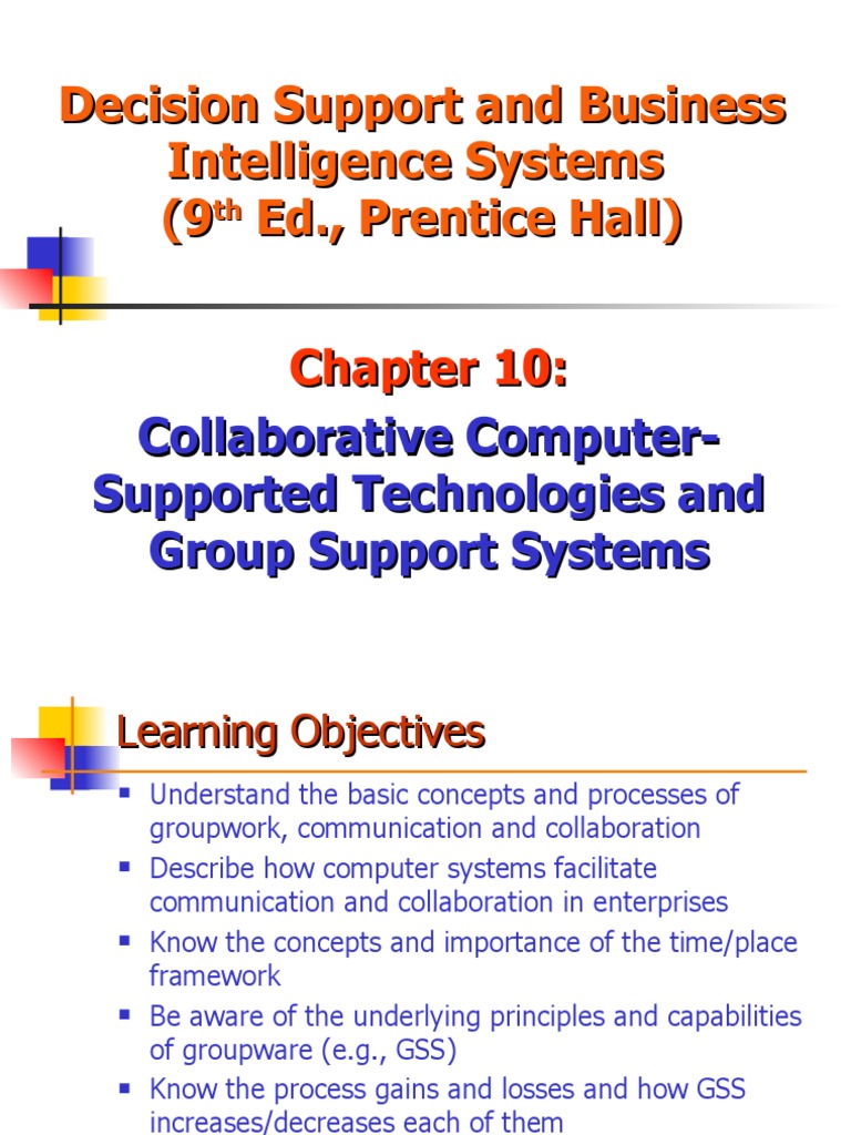 Decision Support and Business Intelligence Systems (9 Ed., Prentice ...
