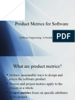 Product Metrics For Software