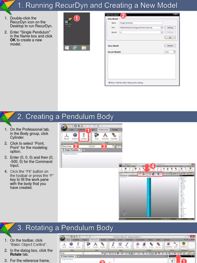 Double-Click The Recurdyn Icon On The Desktop To Run Recurdyn. 2. Enter ...
