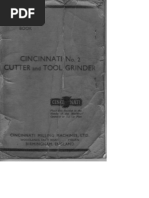 Download Cincinnati 2 Tool  Cutter Grinder Operators Manual 1934 by Oliver Collector SN46878054 doc pdf