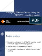 Dieter Weinand - Managing Effective Teams Using The GROWTH Coaching Model