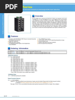 EX42000 Series: 5-Port 10/100base Fast Ethernet Industrial Unmanaged Ethernet Switches