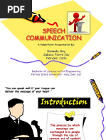 Speech Communication: Rimando, Rey Saboco, Pierre Jay Narvaez, Carla