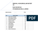 BORANG PENDAFTARAN Bola Jaring