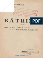 Bătrinii - Schiţe Din Viaţa Boierilor Moldoveni