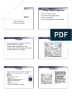 Cooling Systems Objectives