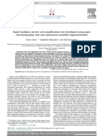 Rapid Multiplex Nucleic Acid Ampli Fication Test Developed Using Paper Chromatography Chip and Azobenzene-Modi Fied Oligonucleotides