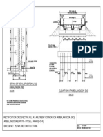 Elevation at Ambalangoda End: Setting Out Detail of Additional Pile (Ambalangoda End)