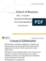 Amity School of Business: BBA, V Semester International Marketing Prof. Ruchi Khandelwal
