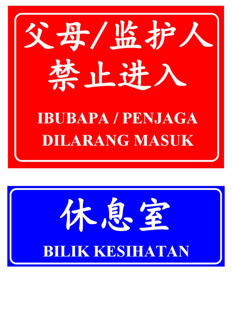 Papan Tanda Dilarang Masuk | PDF