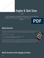Camera Angles & Shot Sizes