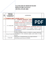 Anunt Examen Licenta - Iulie 2020