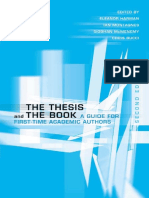 The Thesis and The Book - Harman, Eleanor