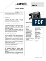 Transformador Satronic 870 PDF