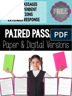 Paired Passages Text Dependent Questions Extended Response
