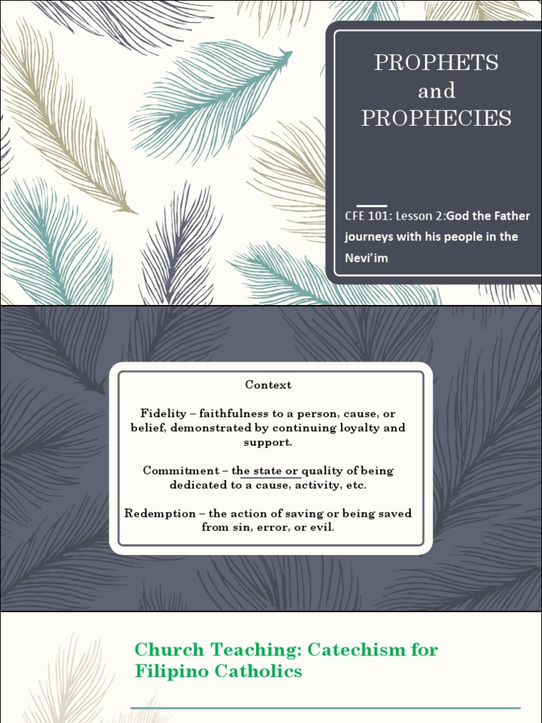 Prophets And Prophecies Cfe 101 Lesson 2 Download Free Pdf Nevi