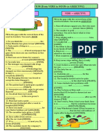 Word Formation (From Verb To Noun or Adjective)