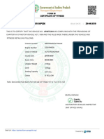 FC/0013257/2019/AP026 29-04-2019: Form 38 Certificate of Fitness