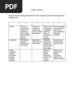 Rubrics for Group Reporting Evaluation | PDF | Rubric (Academic ...