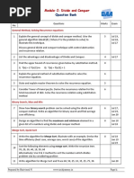 Module-2: Divide and Conquer: Question Bank