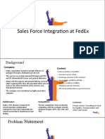 Sales Force Integration at Fedex