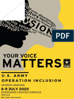 Your Voice Matters - Flyer Handouts - 6 July 2020