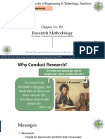 Research Methodology: Chapter No. 09