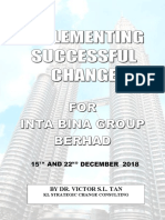 Workbook For Implementing Successful Change For Inta Bina Group - 2nd Liner