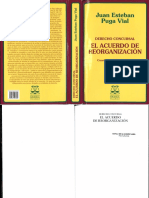 El Acuerdo de Reorganización. Puga PDF