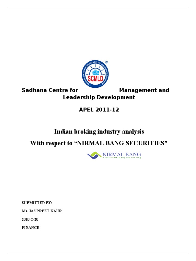 INDIAN STOCK MARKET BASICS PDF visual data 2