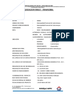 Informe Final de Liquidacion Actividades Socio Culturales