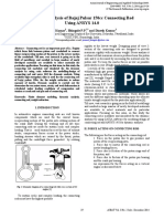 Dynamic Analysis of Bajaj Pulsar 150cc Connecting Rod Using ANSYS 14.0