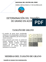 Determinación de Tamaño de Grano - Semana 8