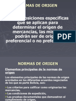 Normas de Origen - Repaso