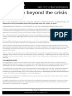 Guidance Beyond The Crisis: by Joe Link 27 May 2020