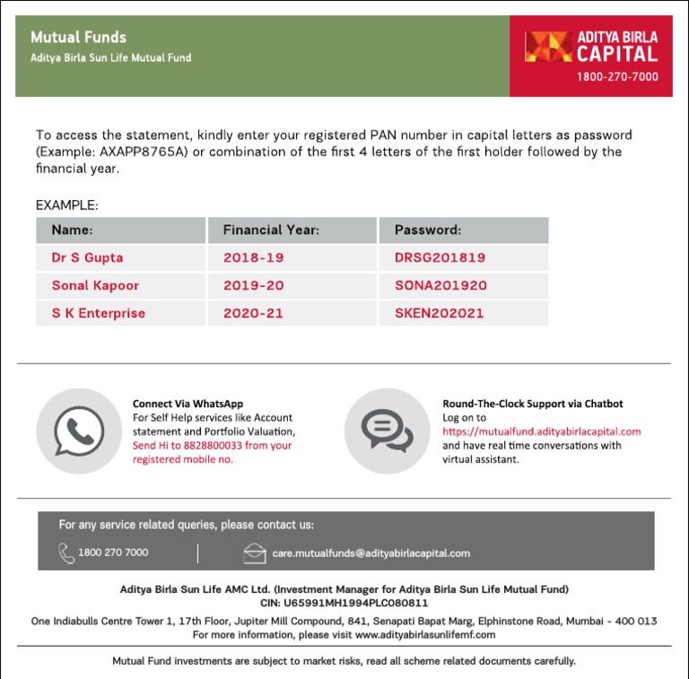 ABC MF Steps To Open Statement PDF | PDF