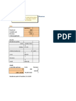 Breakeven Analysis Cost vs. Revenue: Machine 1 Fixed Cost 400 Variable Cost 0.015 Revenue 0.05) Volume (Optional)