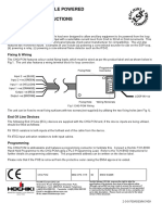 Hochiki Addressable Powered Output Module Installation Instructions