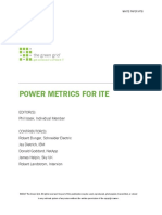 Green Grid - Power Metrics For ITE