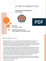 Penentuan Mean Median Dan Modus