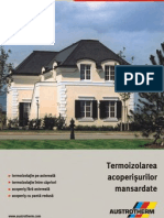 Termoizolarea Acoperisurilor Mansard Ate AUSTROTHERM