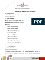 Esquema Del Proyecto de Intervencion Social