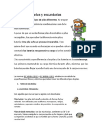 Baterías Primarias y Secundarias PDF