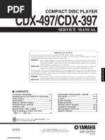 Download Yamaha CDX-397 CDX-497 Service by Alexey Bolushevskiy SN46881606 doc pdf