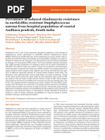 Download Prevalence of induced clindamycin resistance in methicillin resistant Staphylococcus aureus from hospital population of coastal Andhara pradesh South india by iMedPub SN46881727 doc pdf