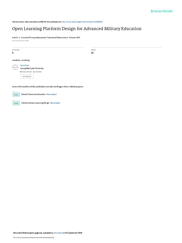 Military Open Learning Design | PDF | Educational Technology | Massive ...