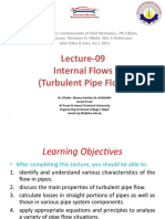 Lecture-09 Internal Flows (Turbulent Pipe Flow)