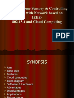 Improve Home Sensory & Controlling Network With Network Based On Ieee-802.15.4 and Cloud Computing