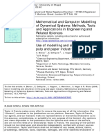 Mathematical and Computer Modelling of Dynamical Systems: Methods, Tools and Applications in Engineering and Related Sciences