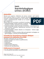 Examen Cytobactriologique Desurines Ecbu 2015